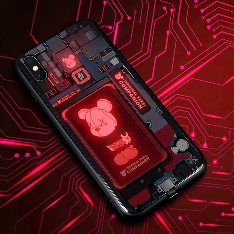 

Incoming Call LED Flashing Trendy Fashion Iphone 12 Pro Max Case for Iphone11 Pro Max X XR XS SE2020 6 7 8plus