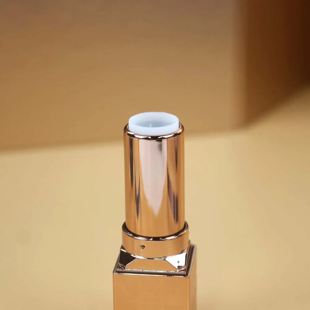 Пластик квадратный контейнер помады 12 1 размер чашки цвета розового золота губ