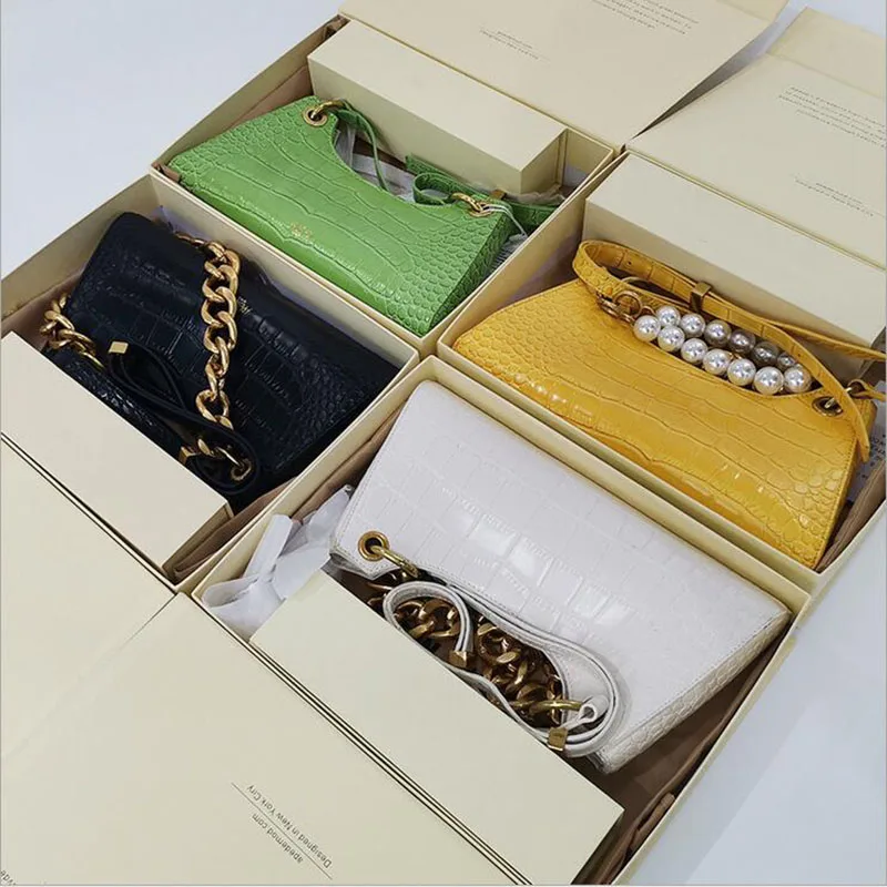 2020 Новая модная сумка для подмышек Сумка лягушка женская на цепочке через плечо