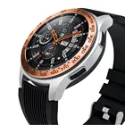 Корпус из нержавеющей стали с металлическим кольцом для часов Samsung Gear S3 Frontier Galaxy Watch 46 мм, защитный чехол с клейким покрытием, аксессуары для часов