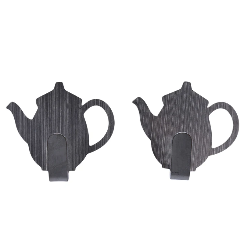 English Teapot Stainless Steel Hook Kitchen Free Punch High Quality Kawaii Creative Cute Hooks Home Decoration | Дом и сад
