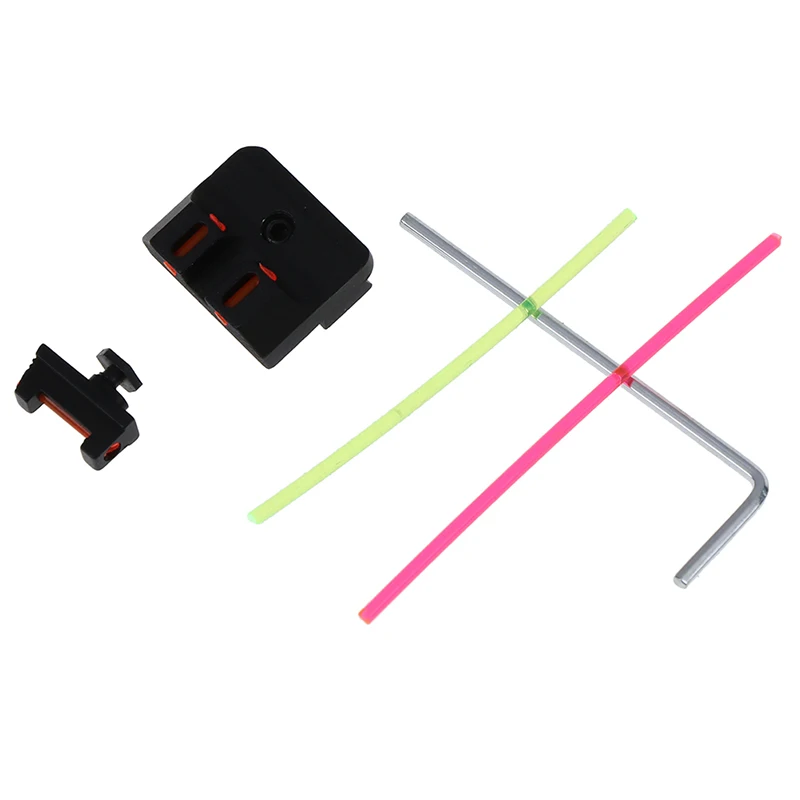 Красный волоконно-оптический передний вид черный задний набор для стандартной