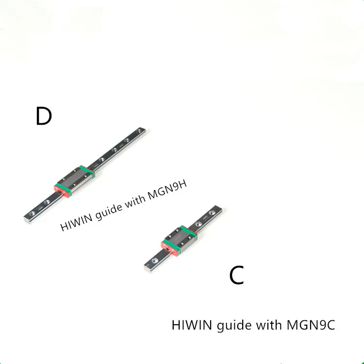 Линейная направляющая MR9 9 мм MGN9 длина 100 с блоком MGN9C или MGN9H миниатюрный путь