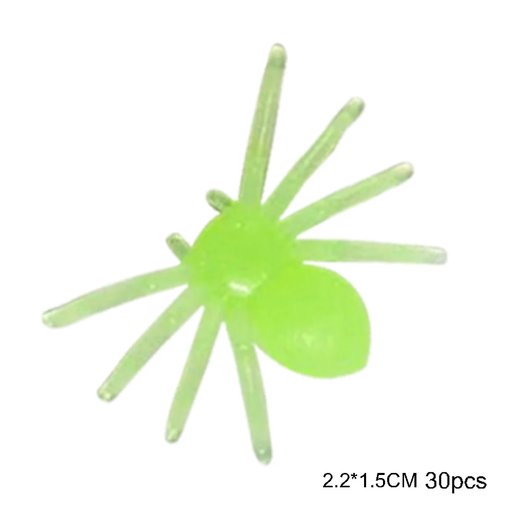 

30Pcs/Set Plastic Realistic Mini Spider Toy Halloween Party Prop Decoration Event Party Holiday DIY Decorations