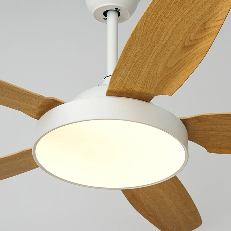 

52 IchLED Fan Light Ceiling Fan Light Living Room Dining Room Light Luxury New Chinese Nordic Ceiling Fan Light Household