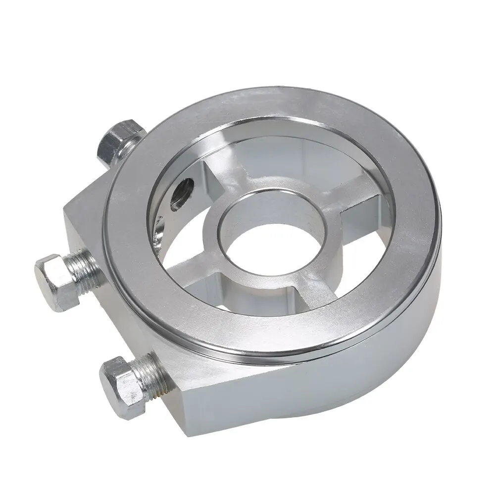 Алюминиевый Универсальный автомобильный масляный фильтр охладитель сэндвич