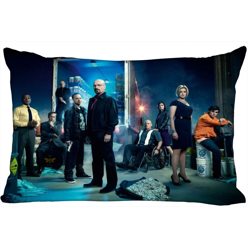 

Новый чехол с принтом «во все тяжкие» Подушка Чехол 45x35 см (с одной стороны) прямоугольник Подушка на молнии чехол ярким принтом пледы свадеб...