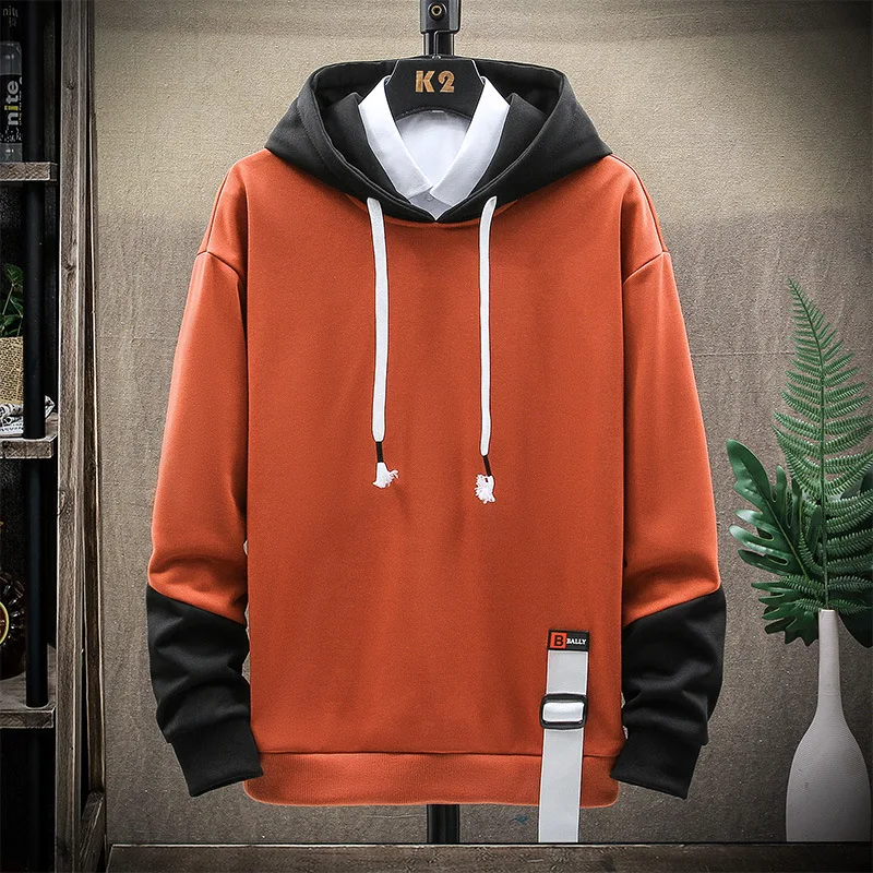 

Мужская одежда 2021 Весна Осень Новый Харадзюку тренд мужской свитер с длинным рукавом Молодежные популярные мужские толстовки