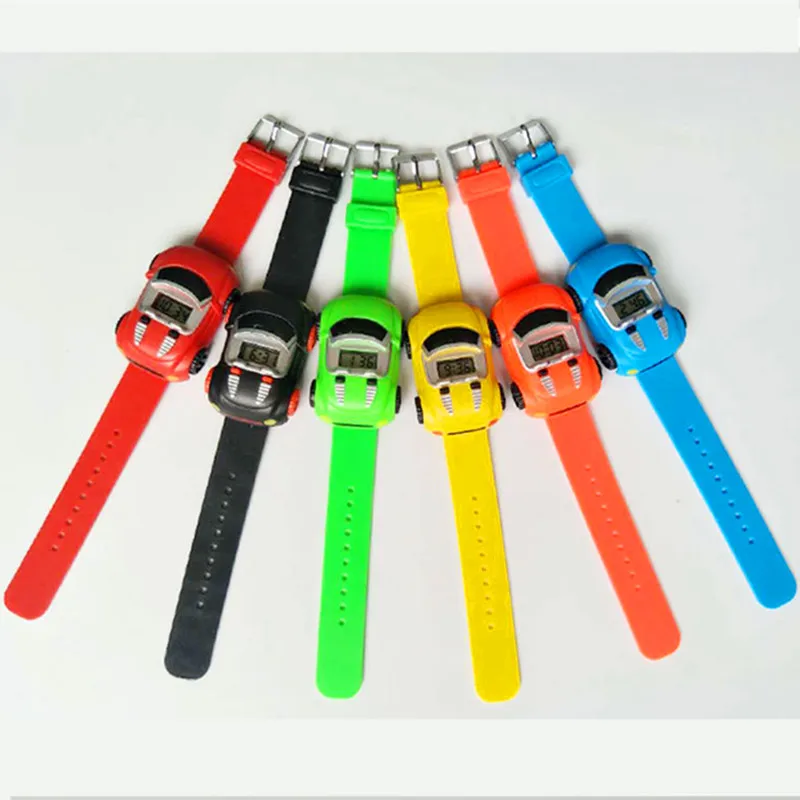 Children's Electronic Watch Cartoon Detachable Car Toy Students Kids Watches Birthday Gift for Boys Girls Baby Relogio Clock | Наручные