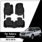 Автомобильные коврики для Subaru Forester SJ 2018 2017 2016 2015 2014, аксессуары для салона автомобиля, набор напольных ковриков