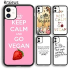 Телефонный чехол с цитатами гордости вегана для iPhone 5s 6s 7 8 plus X XS XR 11 12 13 pro max Samsung Galaxy S8 S9 S10