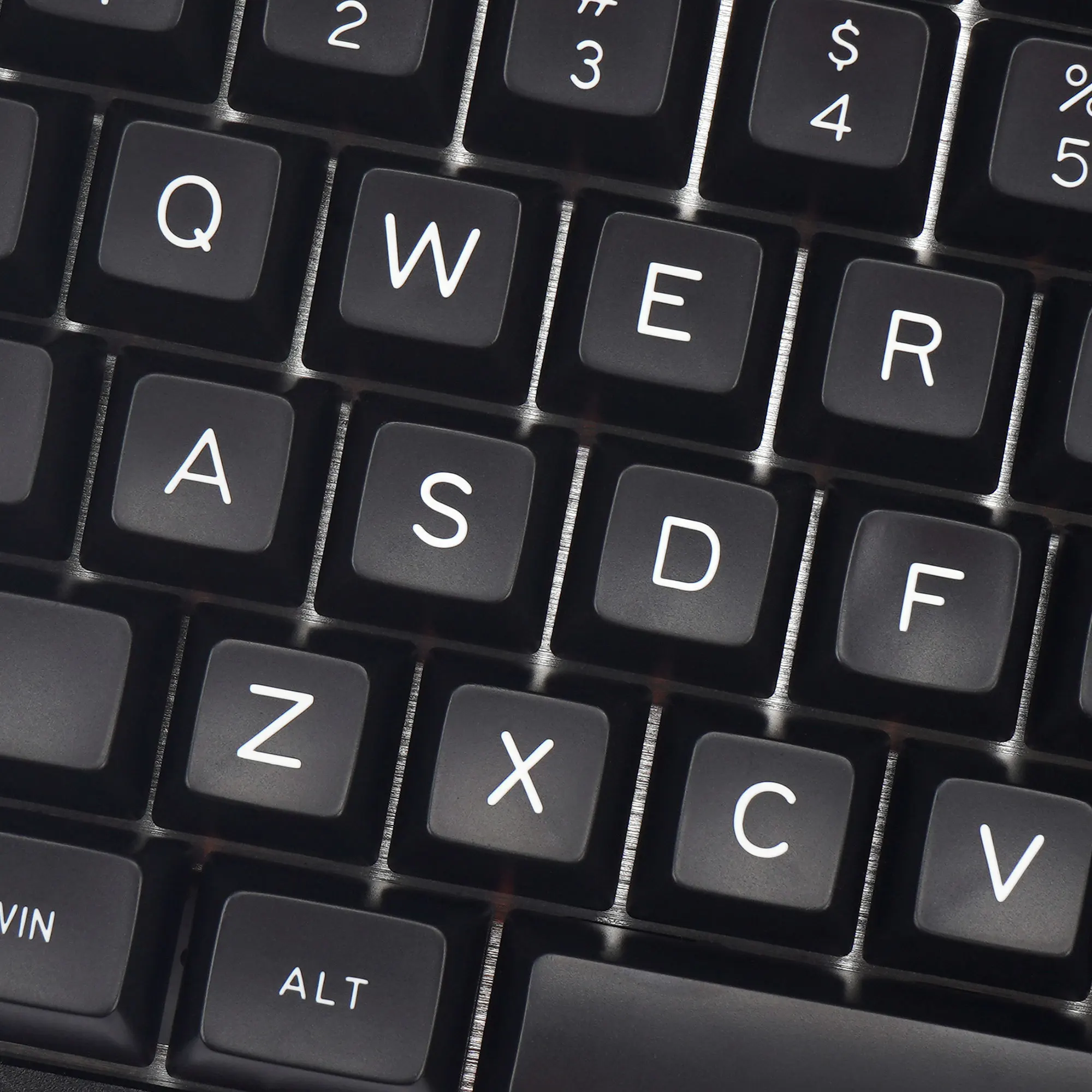Maxkey white on black SA high ABS material 127 key comfortable knocking feel suitable for most mechanical keyboards | Компьютеры и