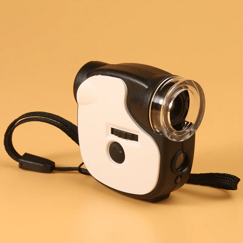 Портативный 55x Мини микроскоп с светодиодный светильник УФ поддельная лампа