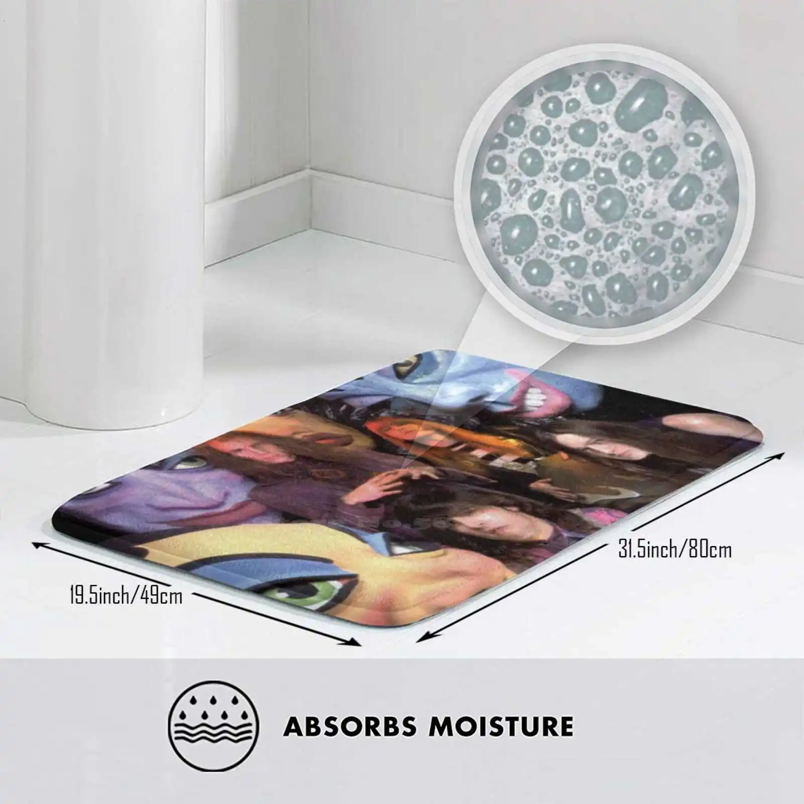 Быстрая мягкая подушка домашний Коврик для двери фотографический коврик