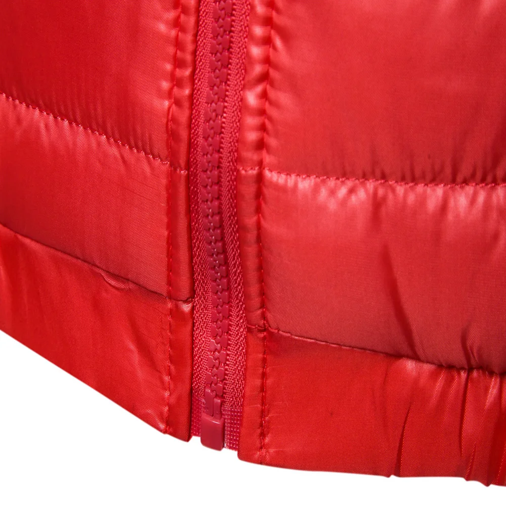 Мужской короткий пуховик с воротником стойкой ультра легкий Повседневный Белый