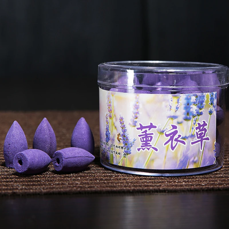 40 шт. конусы для благовоний с ароматом жасмина лаванды розы лимона чая|Благовония