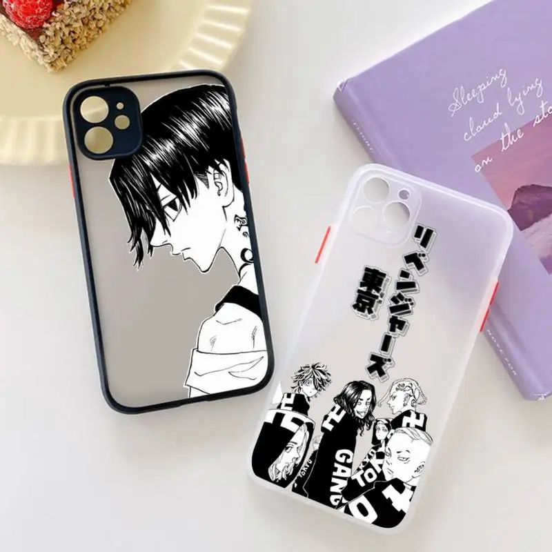 

Tokyo Avengers revengers anime Phone Case matte transparent For iphone 7 8 11 12 13 plus mini x xs xr pro max cover