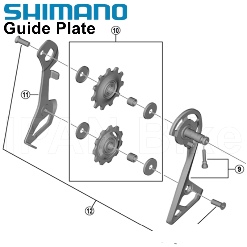 

Shimano Rear Derailleur Cage Inner/Outer Plate R7000 R8050 M6000 M7100 M8100 M9100 SGS GS SS Rear Derailleur Guide Plate