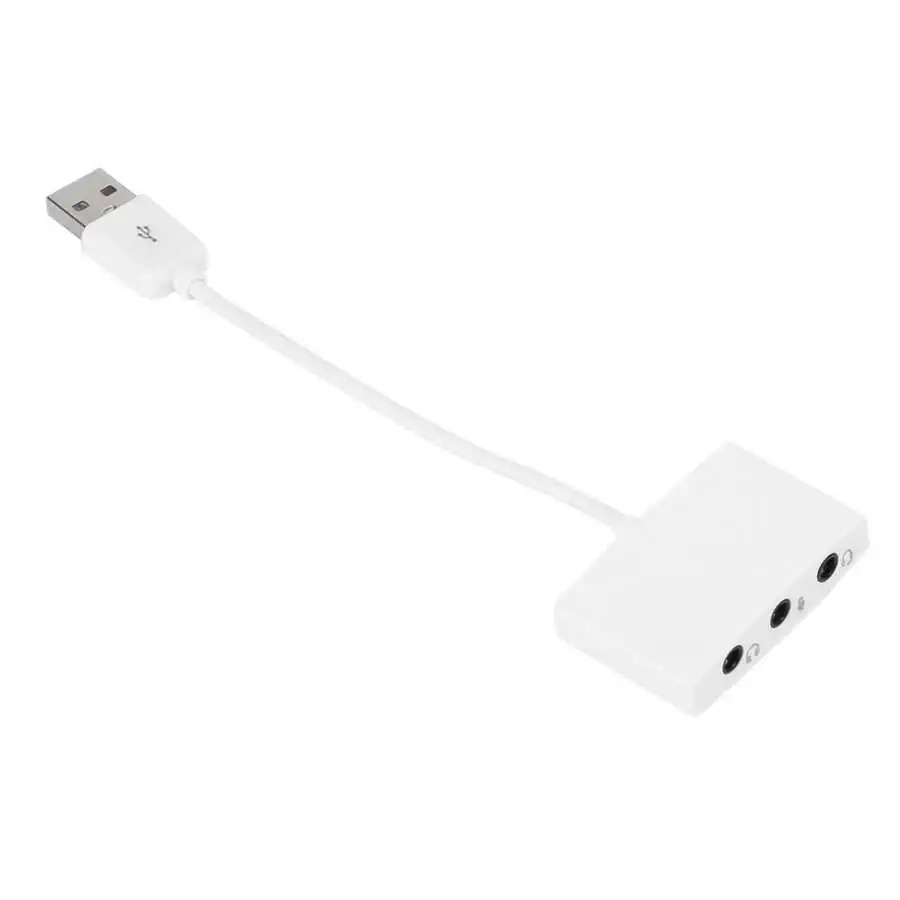 Компьютерный кабель AA рукав USB 2 0 адаптер для звуковой карты внешний 7 1 канал