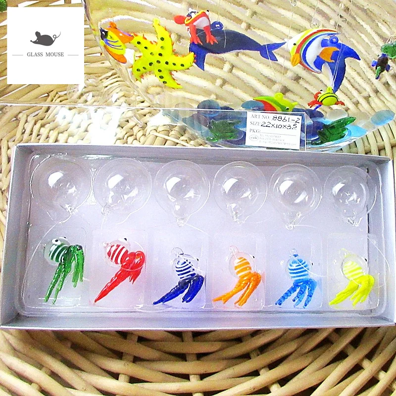 Миниатюрные фигурки ручной работы из муранского стекла морская черепаха | Дом и