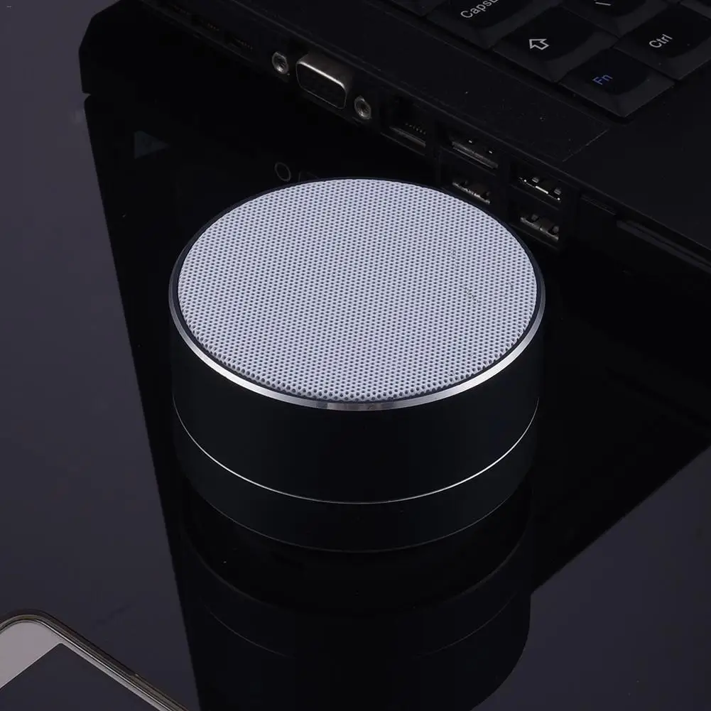 A10 Wireless Bluetooth Speaker LED Metal Steel Mini Card Smart Handsfree Support FM Radio SD | Электроника