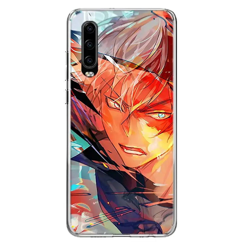 Чехол Boku для телефона с аниме героями академии Huawei P30 P40 P20 P10 Mate 30 20 10 P Smart Z Lite Pro Plus +