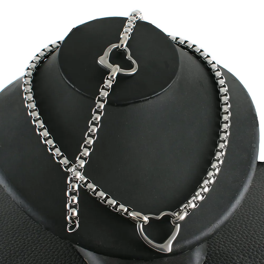 Женский комплект из колье и браслета нержавеющей стали | Украшения аксессуары