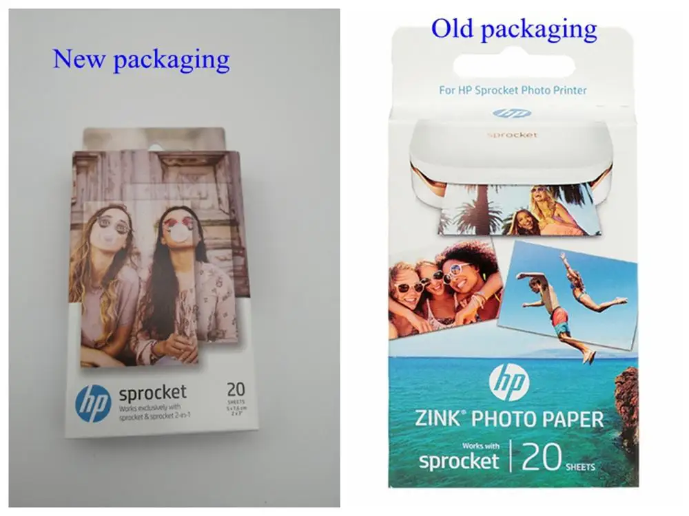 Звездочка фотобумага 5*7 6 см для HP zink фотопринтера 200 2 в 1 без чернил | Компьютеры и