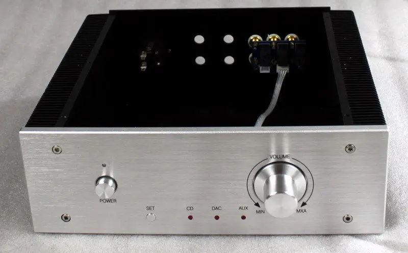 Полностью алюминиевый усилитель шасси amp кожух DAC коробка 260*270*90 мм|dac box|amp