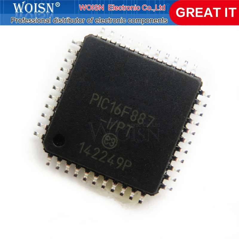 1 шт./лот PIC16F887-I/PT PIC16F887 16F887 TQFP-44 в наличии | Электронные компоненты и