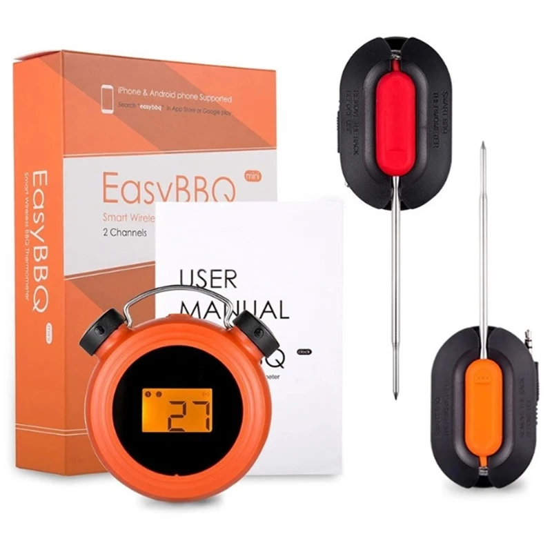 BBQ Thermometer Milk Water Kitchen Tool Wireless Remote Alert Bluetooth Digital Display Grill Food Barbecue Meat | Инструменты