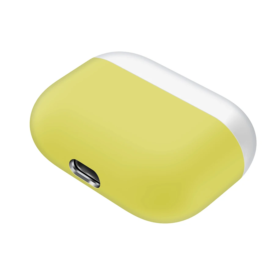 Чехол для наушников Airpods Pro силиконовый чехол карамельного цвета Apple 3 аксессуары