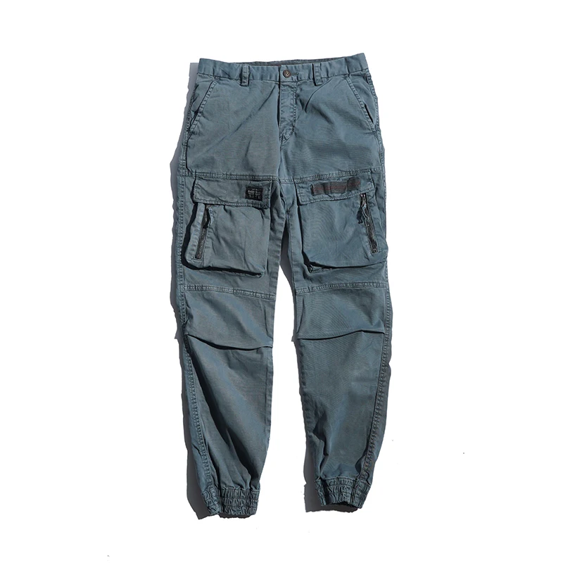 

Мужские брюки-карго GlacialWhale, мужские повседневные брюки-карго с несколькими карманами 2021 года, мужские уличные брюки в японском стиле Харадз...