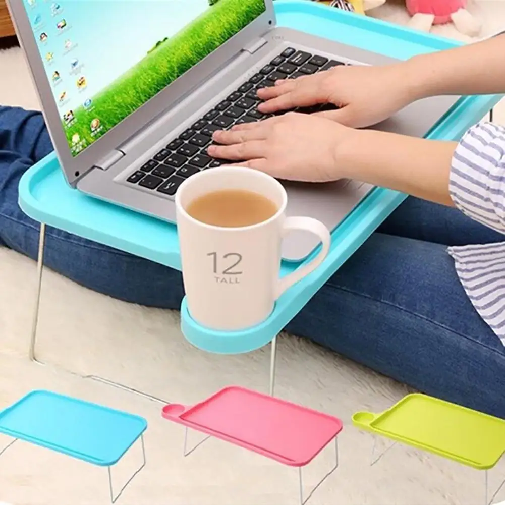 

Foldable Portable Tablet Table Desk Computer Notebook Tray Stand For Bed Sofa Bed Small Desk Dormitory Household Use Tools