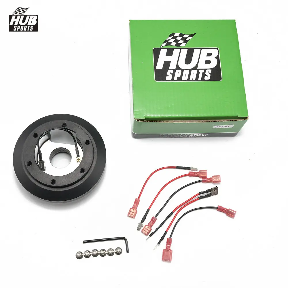 HUB Sports Racing Sport Steering Wheel 6-Hole Short Thin HUB Adapter For Audi A4/A6/A8 For VW For Porsche HUB-K180H