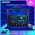 Автомагнитола 2DIN Android 10,0 для Mitsubishi Pajero 4 V80 V90 2006-2014, автомобильный мультимедийный видеоплеер, навигация GPS, без DVD