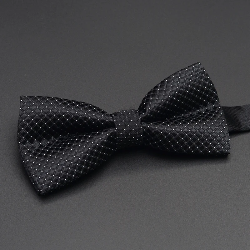 Новинка 2020 модные мужские галстуки-бабочки Свадебный галстук с двойной тканью в
