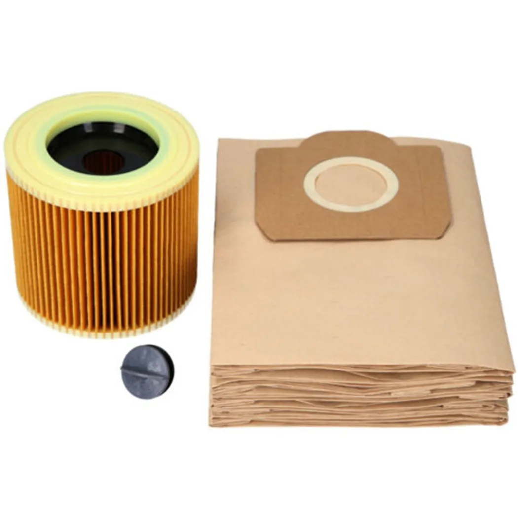 

Vacuum Cleaner Bag + Filter For KARCHER Wet And Dry Vacuum Cleaner WD 3 Vacuum Cleaner Sweeper Replace Vacuum Bags For Home