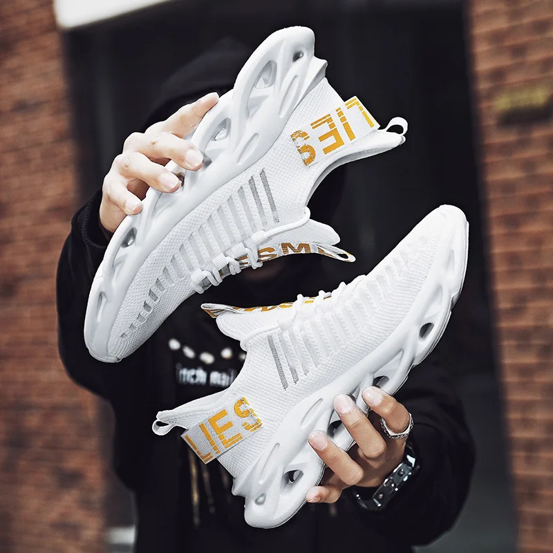 Men's Sneakers 2021 Comfortable Sport Shoes Outdoor Walking Running Shoes Male Trend Lightweight Breathable Casual Zapatillas