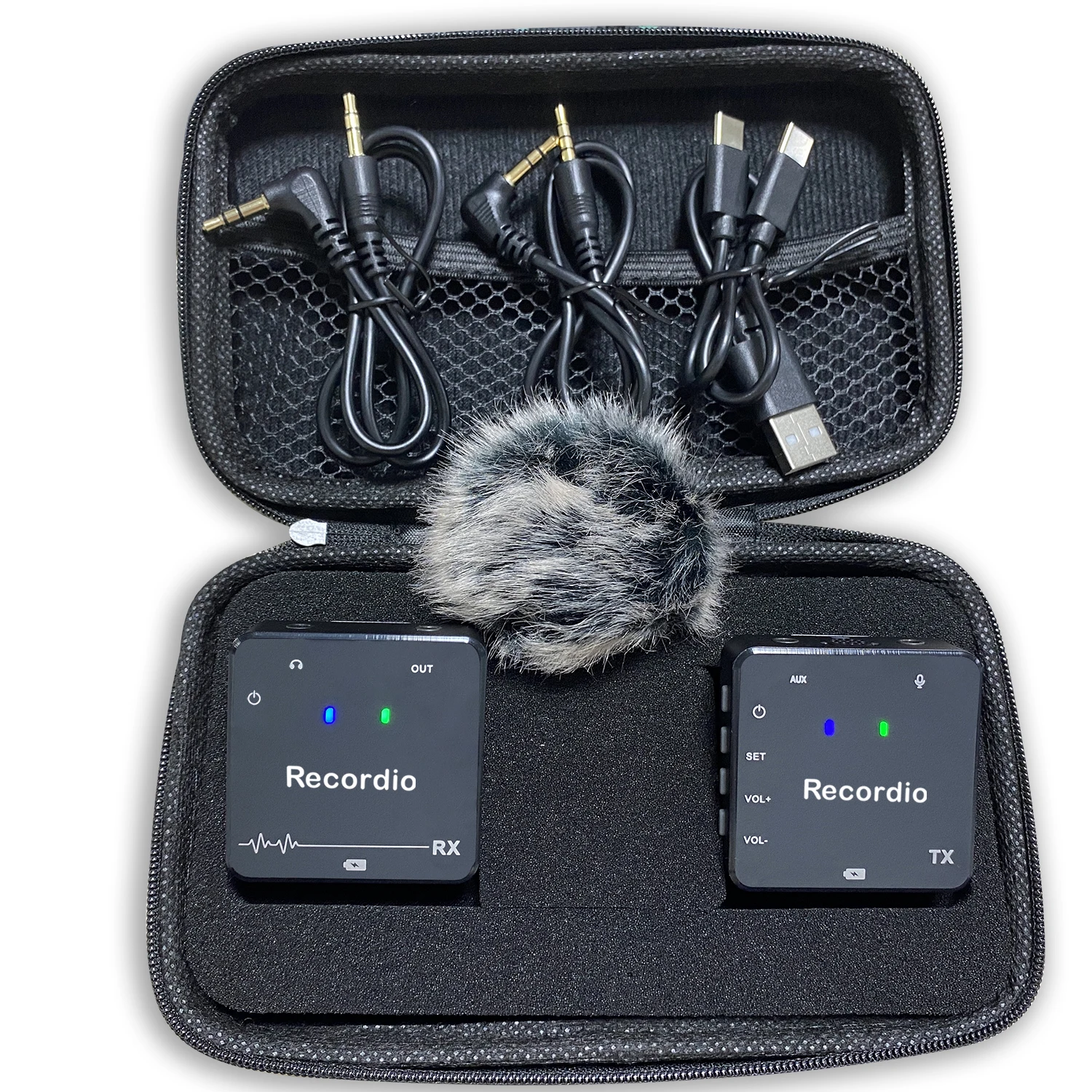 Беспроводная Компактная петличная микрофонная система для видеорегистратора |