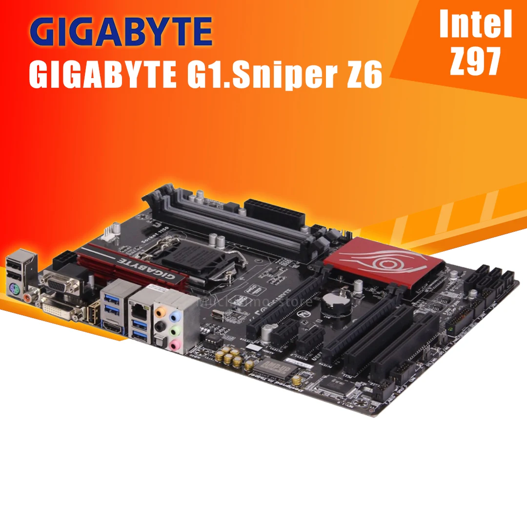 LGA 1150 GIGABYTE G1.Sniper Z6 материнская плата DDR3 Intel Z97 32 Гб SATAIII рабочего стола материнской