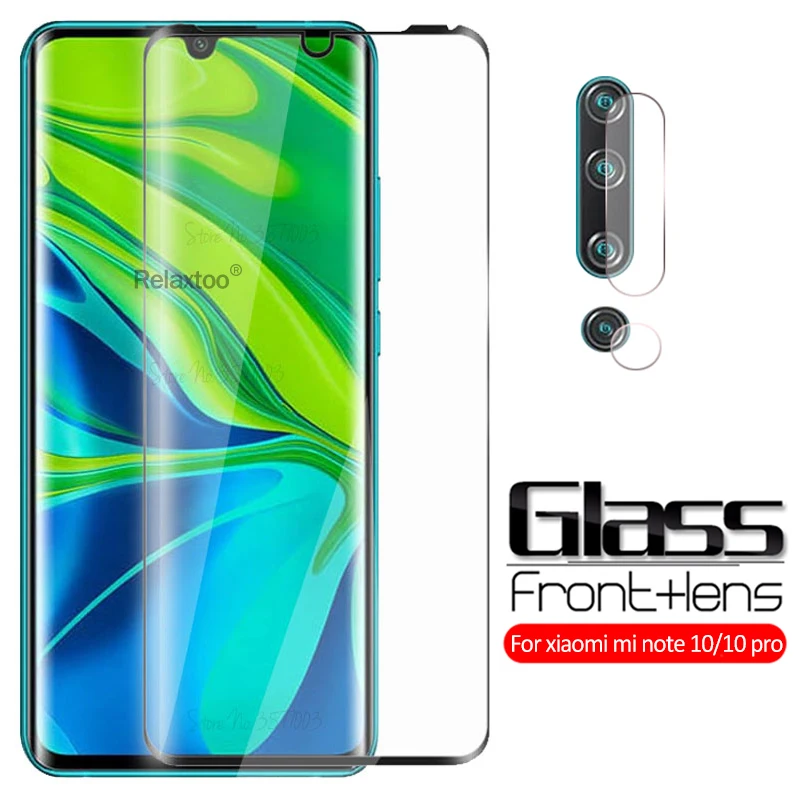 Защитное стекло для объектива камеры 2 в 1 xiaomi mi note 10 закаленное Защитная пленка