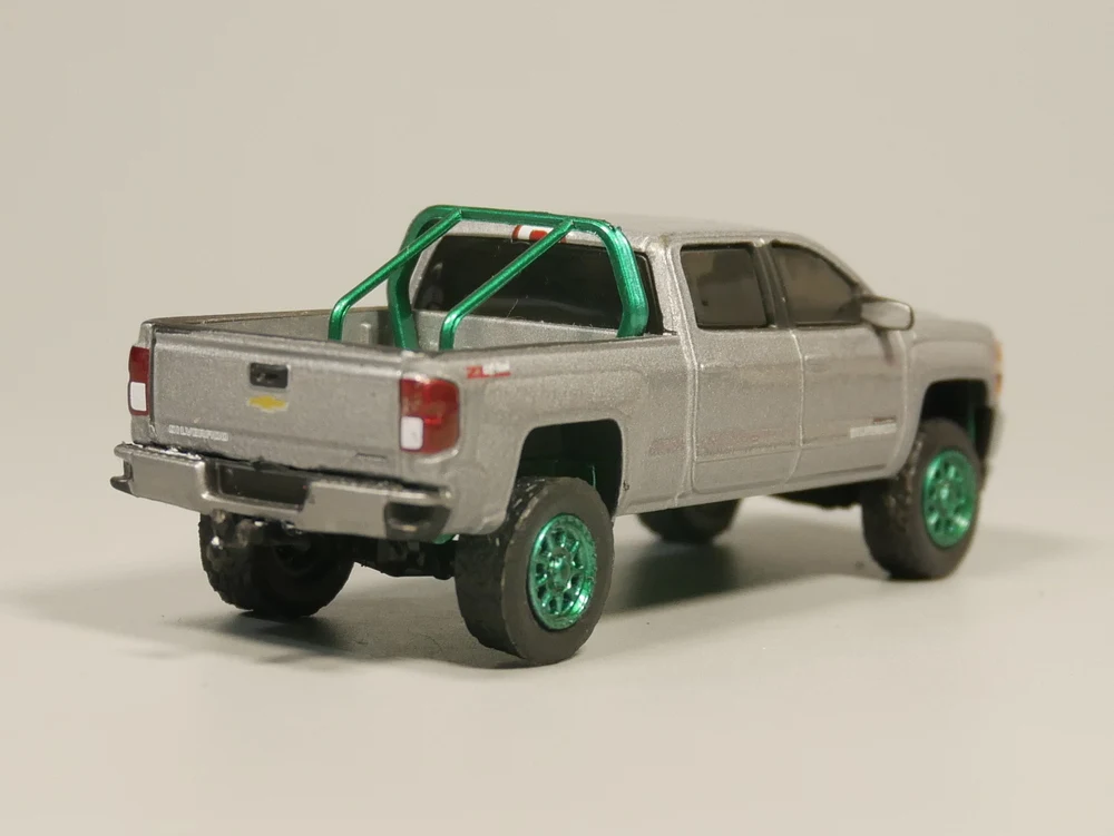 Greenlight 1: 64 2018 Chevrolet Silverado литая модель автомобиля GL100B |