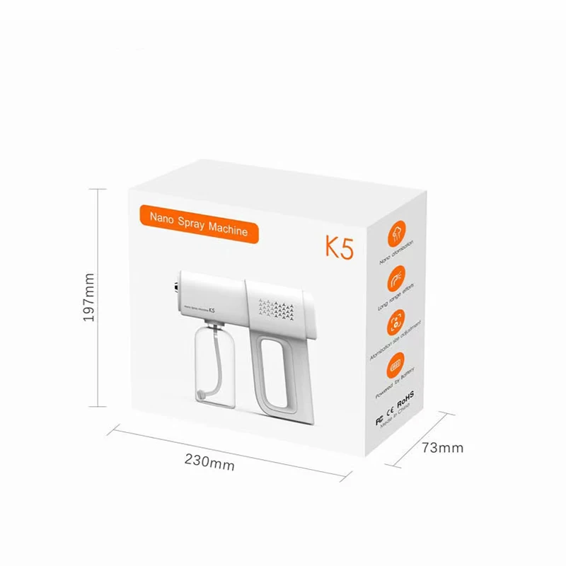 K5 для дезинфицирующего спрея спиртовая глина пестицид нанодезинфицирующий