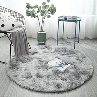 fluffy round rug carpets for living room decor faux fur rugs kids room long plush rugs for bedroom shaggy area rug modern mats