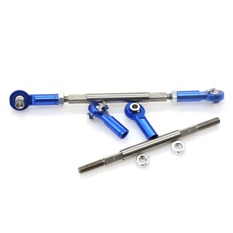 2 шт RC машины для Traxxas 1/7 Бесконечного пустынного гонщика. Нержавеющая сталь. Регулируемая передняя рулевая тяга UDR. Аксессуары 8547.