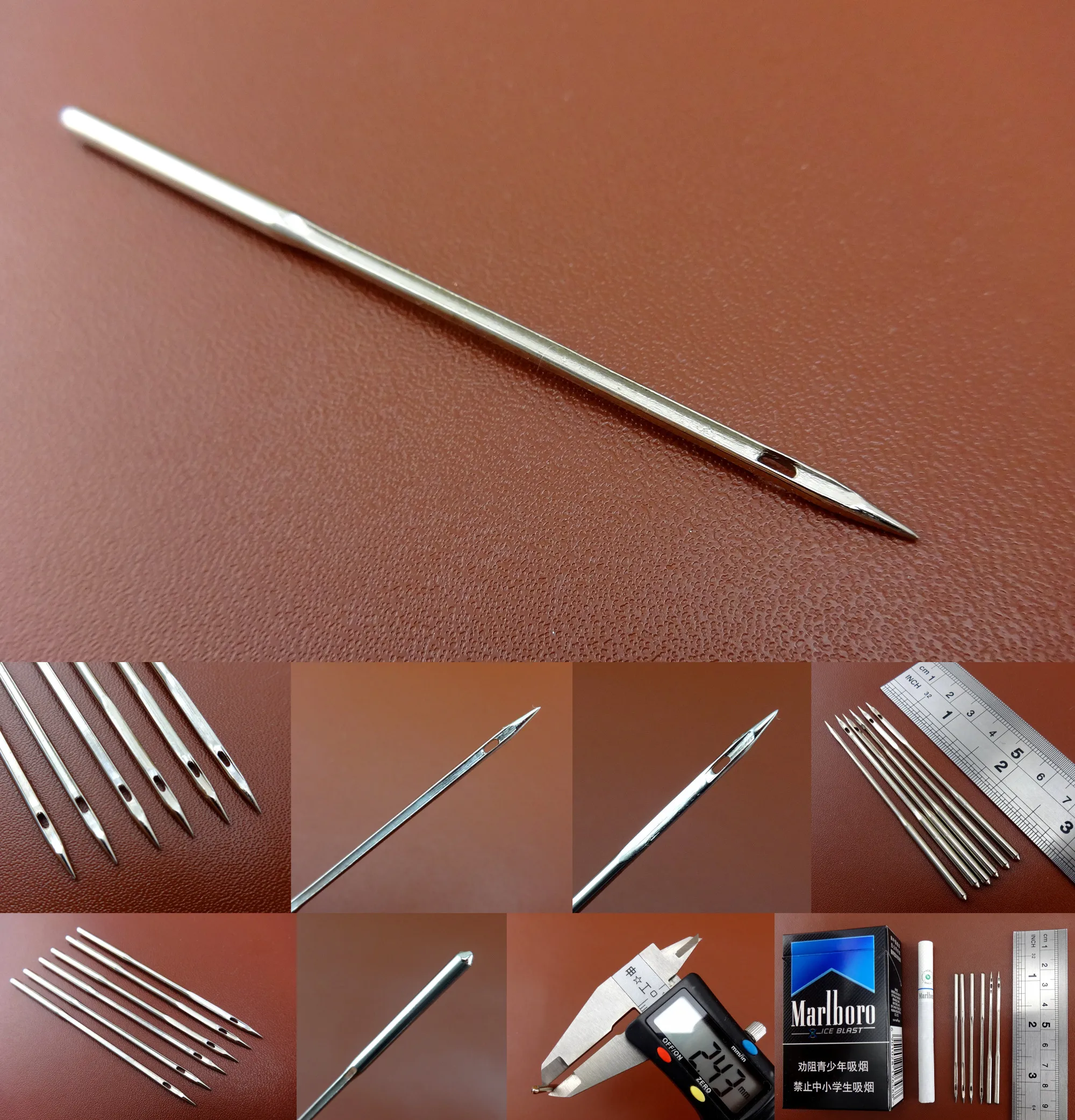 1 компл. Кожевенное ремесло шитье шило замок царапины крючок с защелкой игла