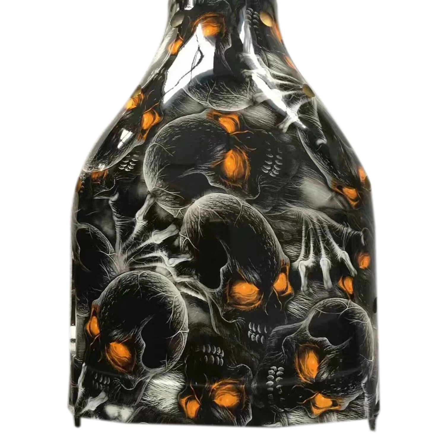 TSKR9010-1 популярный узор черный череп с красными глазами гидрографическая пленка