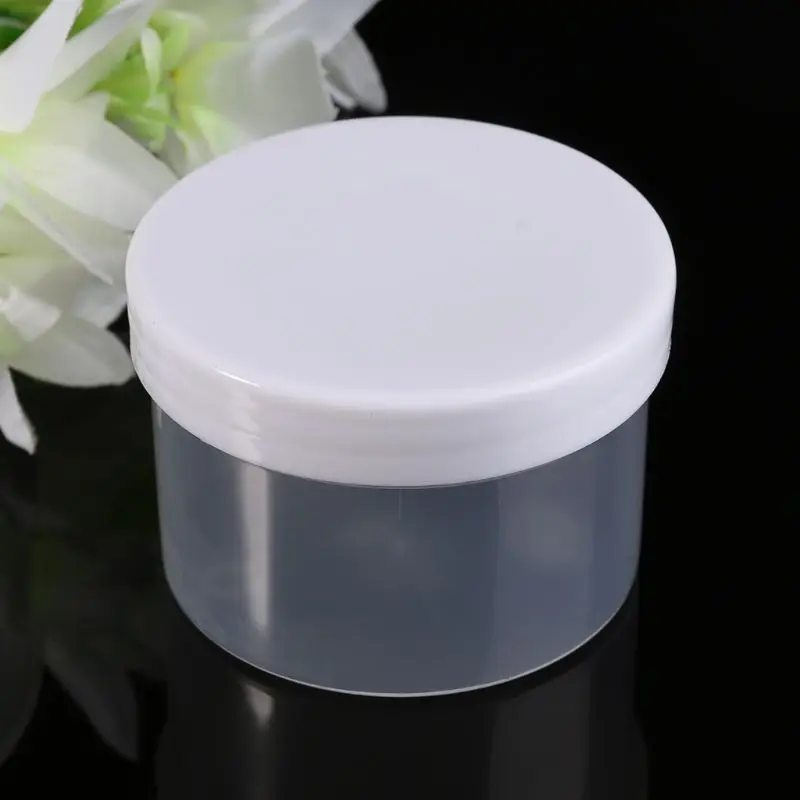 Пустой контейнер 150 мл с винтовой крышкой прозрачный органайзер для слайма