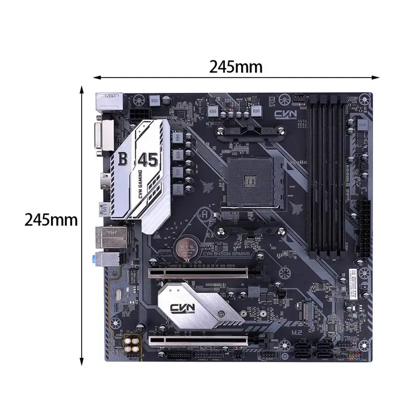 Verkauf Bunte CVN B450M Gaming V14 Motherboard Gaming Mainboard Unterstützung DDR4 AMD Sockel AM4 Und Ryzen Serie Prozessoren